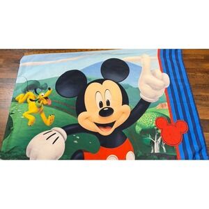 Mickey Mouse and friends full size pillow case.  Disney. Donald Duck Pluto